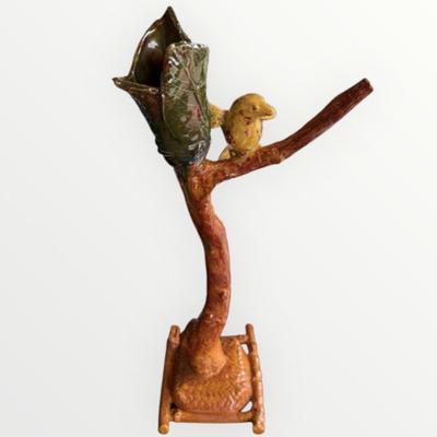 Changstrom Bird on a Branch Sculpture with Stand (D-BM)