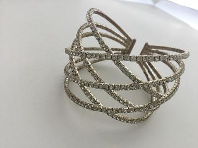 Gold tone cuff bracelet