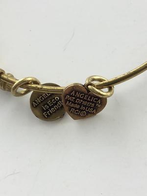Angelica marked RN charm bracelet