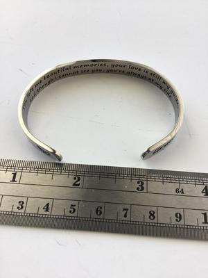 Grandpa saying cuff bracelet