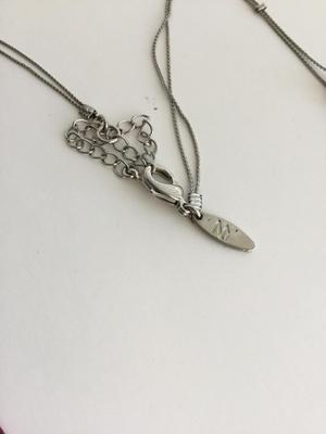 NY marked long colorful fashion necklace