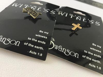 Christian witness beautiful push pins