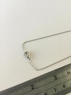 Beautiful silver tone fashion necklace