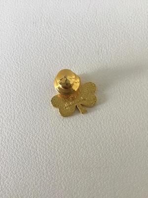 Vintage hallmark clover push pin
