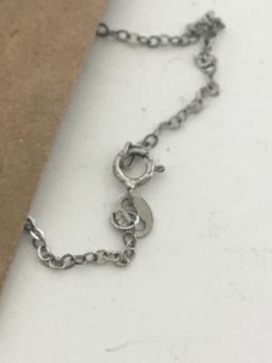925 marked purple necklace and matching earrings