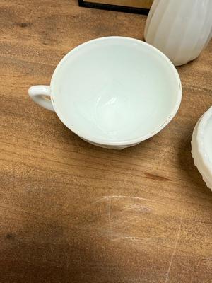 Milk Glass Lot