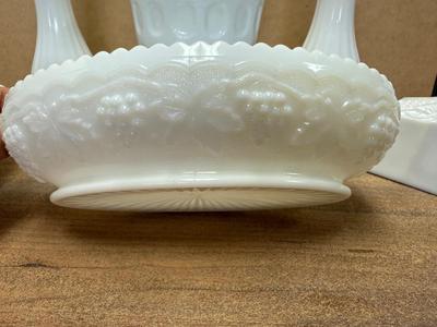 Milk Glass Lot