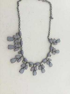 Light blue beautiful statement necklace