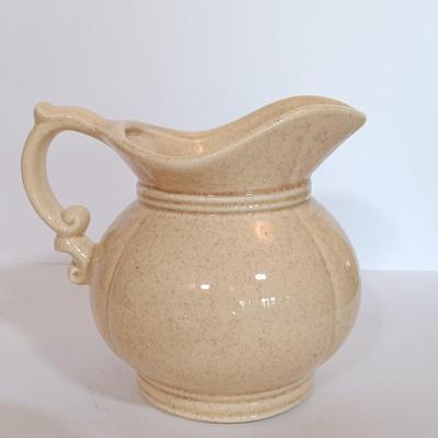 LOT 102L: McCoy USA Pitcher and Bowl, California Stoneware & Homer Laughlin Rose Bowl