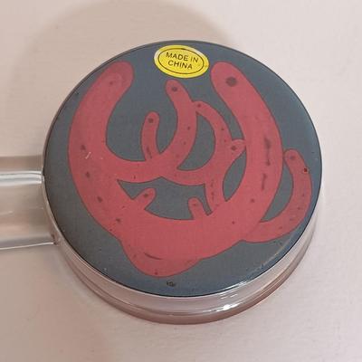 LOT 107L: Salem China Ashtray, Burger of Miami Hand Painted Ashtray & Marlboro Glass Promotional Ashtray