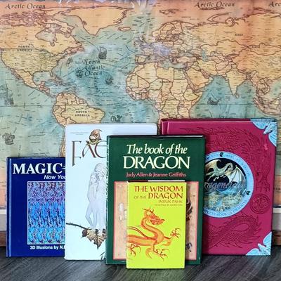 LOT 109L: Signed 1st Edition of Induk Pahk's The Wisdom of the Dragon 1970 with Paper Map & More