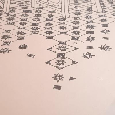 LOT 110L: Ink Sketch Labeled 'Zapatero Composturero'