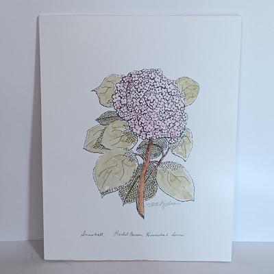 LOT 112L: Set of (4) Mixed Media Floral Artwork