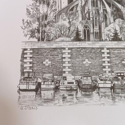 LOT 113L: Set of (6) Cityscape Prints by N. Dhales