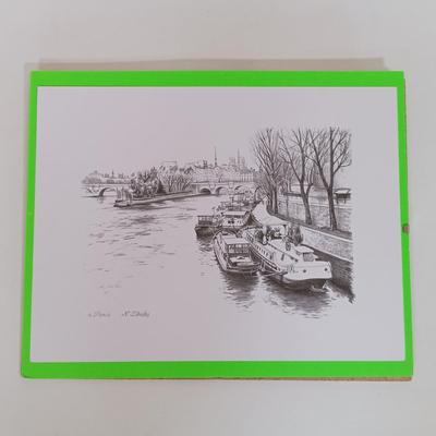 LOT 113L: Set of (6) Cityscape Prints by N. Dhales