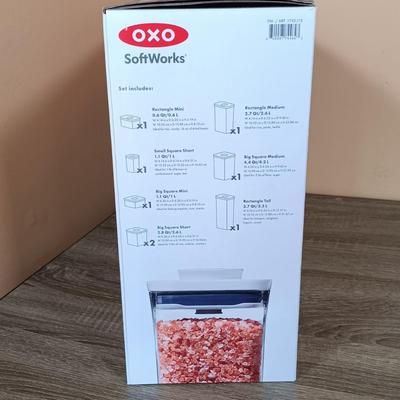 LOT 114L: NIB OXO Pop Canister Set w/ Vintage Prima Pizelle Baker & Wear-Ever Cookie Super-Shooter