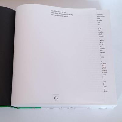 LOT 116: Phauda Press 30,000 Years of Art Coffee Table Book with Fandex Field Guide to Masters of Western Art