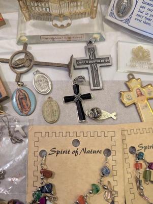 Handcrafted Native Designs Masks Religious Necklace Pendants
