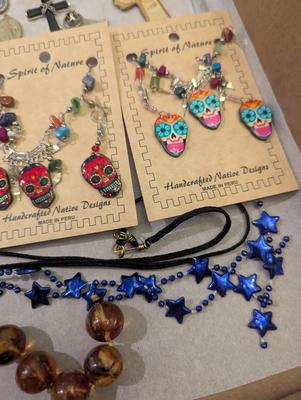 Handcrafted Native Designs Masks Religious Necklace Pendants