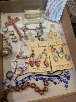 Handcrafted Native Designs Masks Religious Necklace Pendants