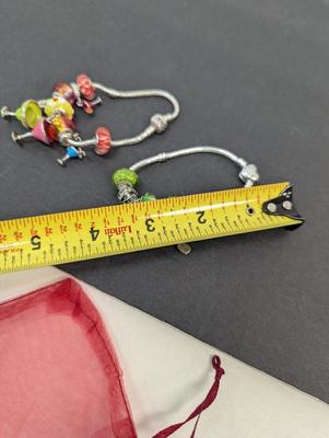 Pandora .925 7" August Birthstone & 7 1/2" Cocktails Bracelets