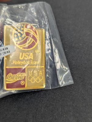 Vintage Olympic Coca-Cola Lapel Pins