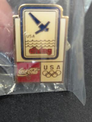 Vintage Olympic Coca-Cola Lapel Pins