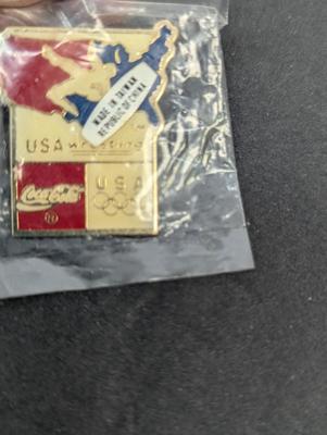 Vintage Olympic Coca-Cola Lapel Pins