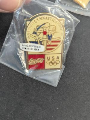 Vintage Olympic Coca-Cola Lapel Pins