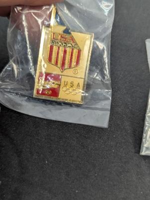 Vintage Olympic Coca-Cola Lapel Pins