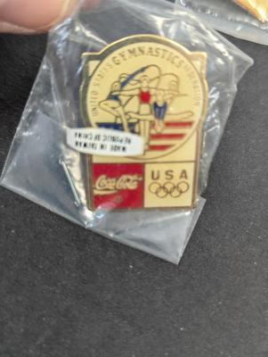 Vintage Olympic Coca-Cola Lapel Pins