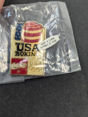 Vintage Olympic Coca-Cola Lapel Pins