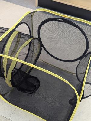 Indoor/Outdoor Hexagonal Pet Tent With Tunnel