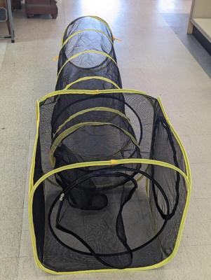 Indoor/Outdoor Hexagonal Pet Tent With Tunnel