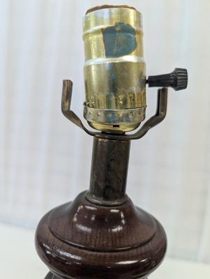 Vintage Wooden Table Lamps