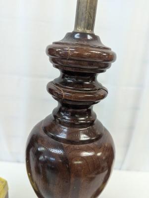 Vintage Wooden Table Lamps