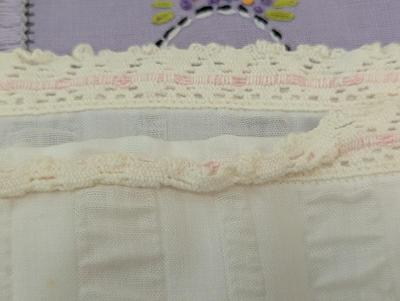 Vintage Lace Embroidery Linen