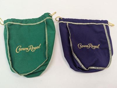 20 Green & 20 Purple Crown Royal Bags Choice 2