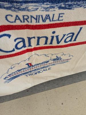 Carnival Cruise Lines Beach Towel