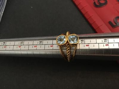 Viola Plated Fashion Ring