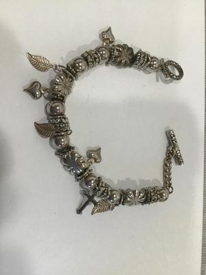 Silvertone Charm Bracelet