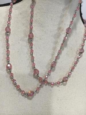 Pretty Faux Pink Necklace