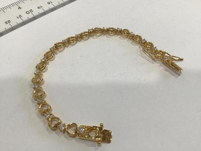 Fashion Heart Tennis Bracelet
