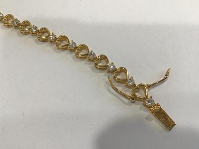 Fashion Heart Tennis Bracelet