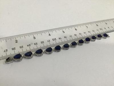 Beautiful Blue Tennis Bracelet
