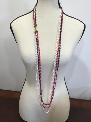 Vintage Earle Americano Jewelry Red white blue