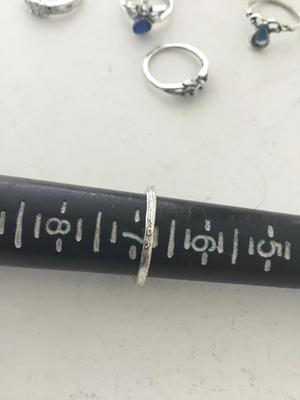 Beautiful unmarked ring set