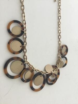Animal print fashion necklace