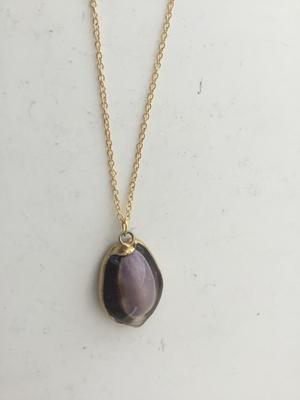 925 marked shell necklace