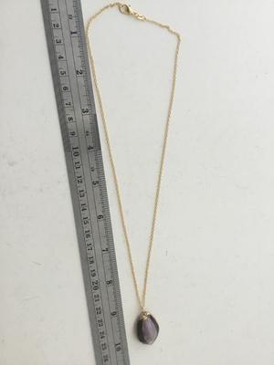 925 marked shell necklace